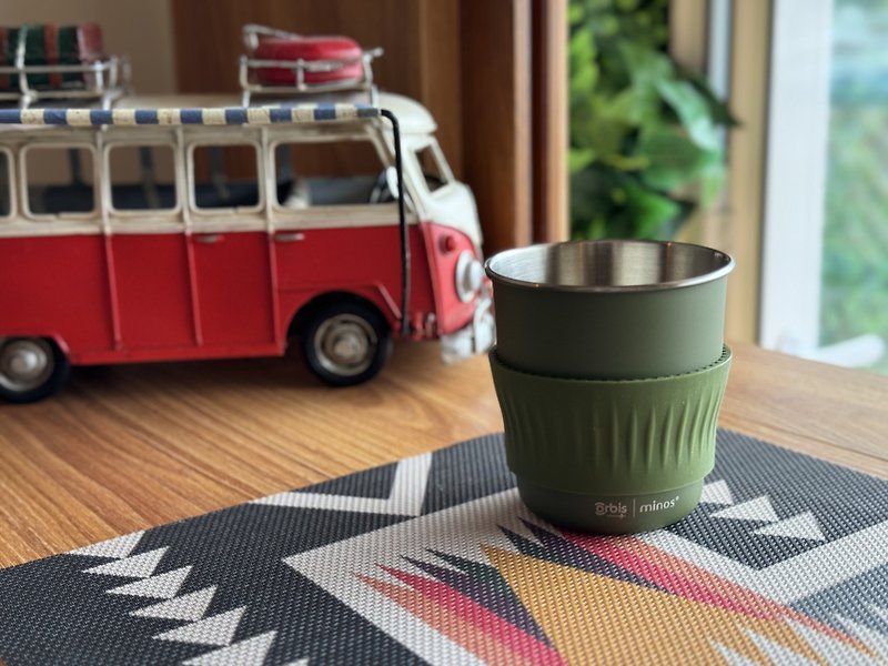 Orbis x Minos 不銹鋼杯(含矽膠杯套) (320ml) – 綠色 - 咖啡壺/咖啡周邊 - 不鏽鋼 