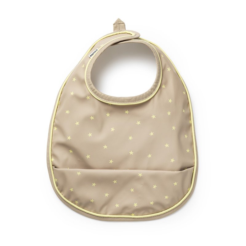 Elodie Details Baby Bib - Lemon Sprinkles - ผ้ากันเปื้อน - วัสดุกันนำ้ สีทอง