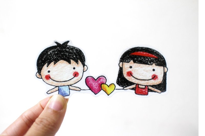 Waterproof Sticker (Large)_Love for Men and Women - Stickers - Waterproof Material 