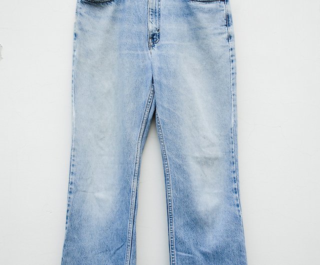 Levis 517 BootCut Jeans 淺藍靴型丹寧牛仔褲| vintage莞洱古著- 設計