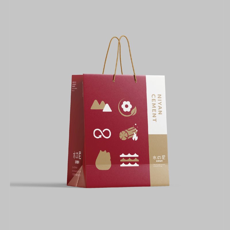 【Gift plus purchase】Carrying bag - Gift Wrapping & Boxes - Paper Red