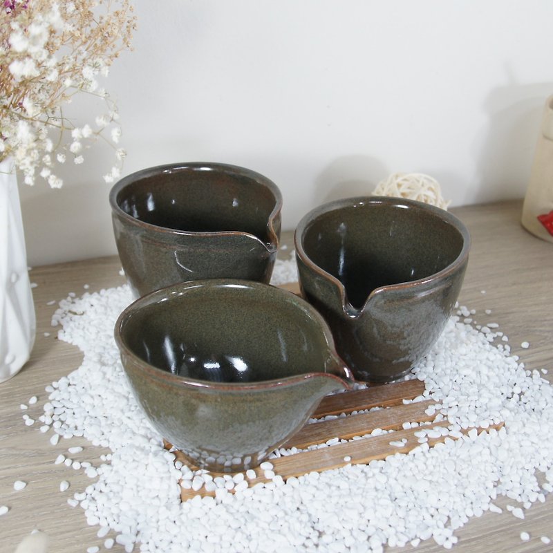 海參綠茶海,公道杯-容量約300,250,180ml - 茶壺/茶杯/茶具 - 陶 綠色