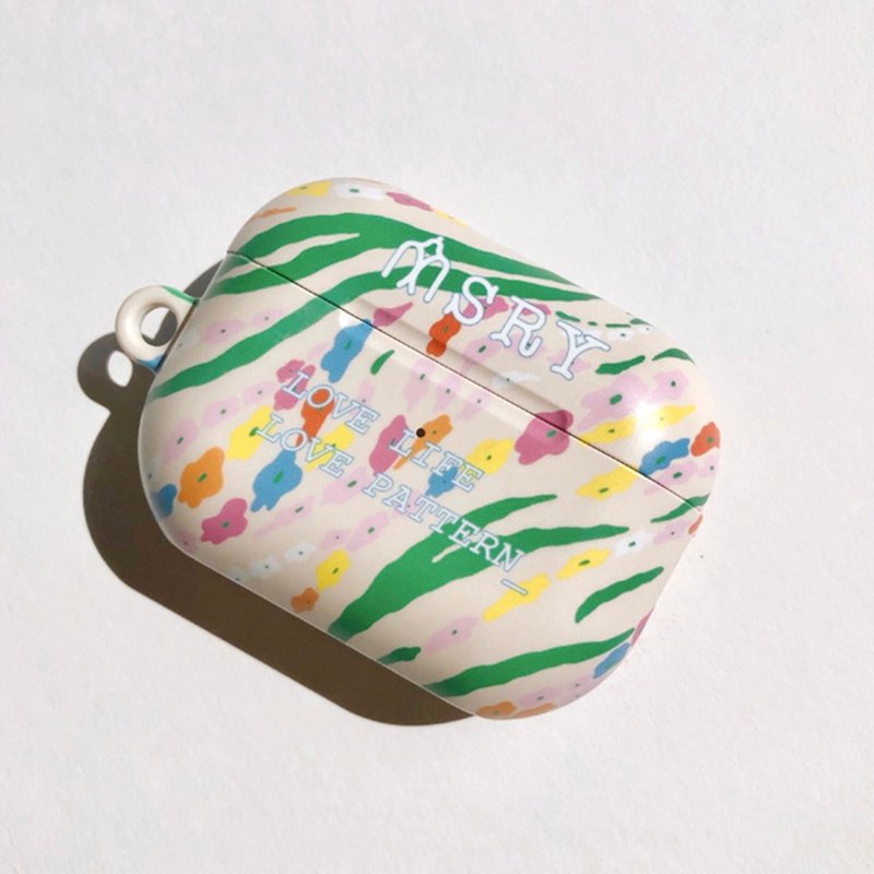 花虎春 印花 | AirPods 耳機殼 - AirPods/耳機保護套 - 塑膠 多色