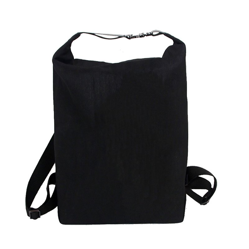 Backpack - กระเป๋าเป้สะพายหลัง - กระดาษ สีดำ