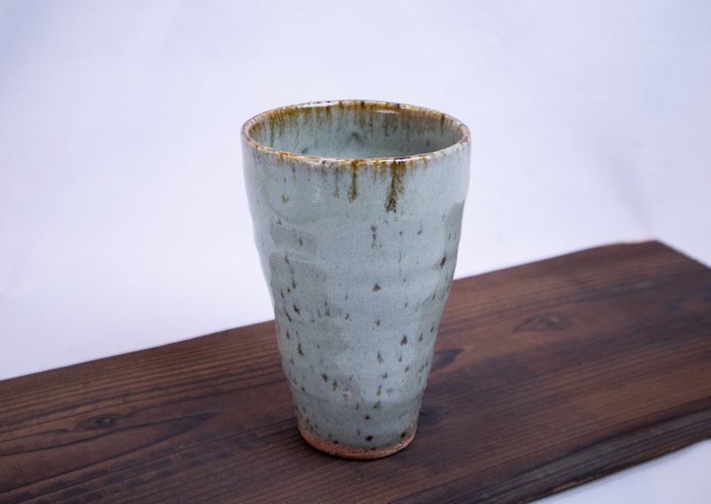 優灰窯変2022 たっぷり入る ビアカップ - 酒杯/酒器 - 陶 
