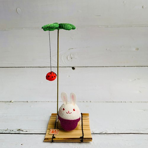日本木村櫻士堂 - 吉享好物 幸福之兔-幸運草-緣起飾品-好運氣好精神-日本吉祥物