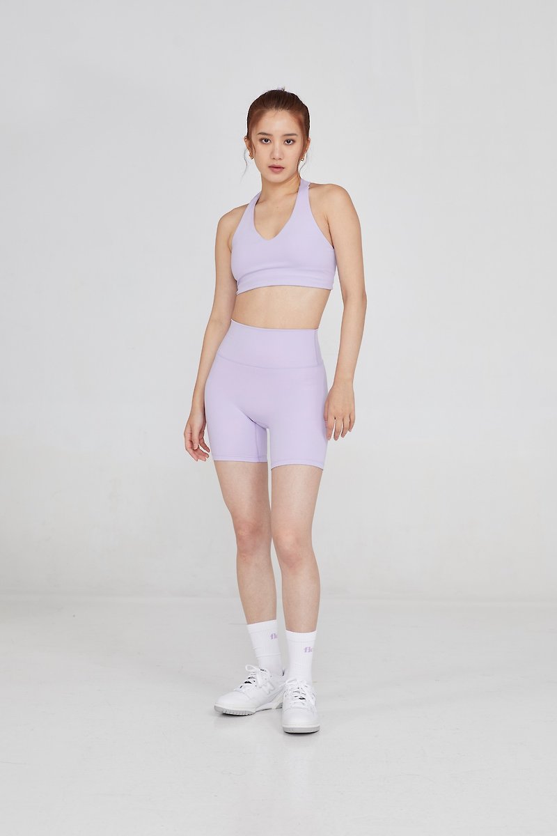 Cloud Biker Shorts - Lilac