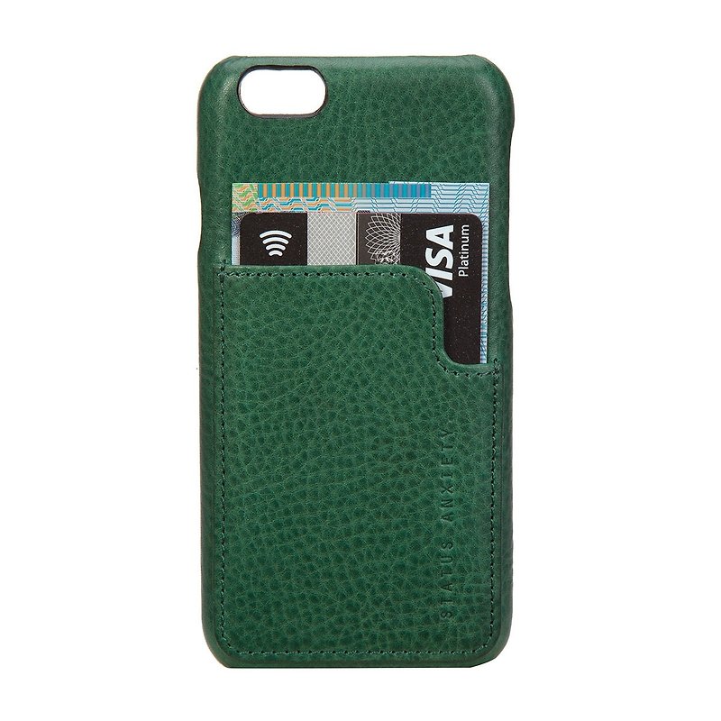 HUNTER AND FOX iphone6 ​​/6s Mobile Shell_Green / Green - Phone Cases - Genuine Leather Green