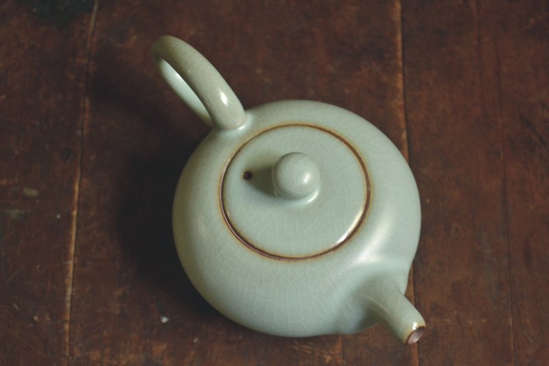 Ruqing bead-shaped Chinese teapot hand-brewed filter cup coffee filter cup coffee filter Mother's Day gift - ถ้วย - ดินเผา สีกากี