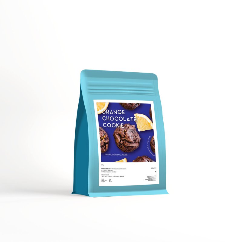 GRAPH | SIGNATURE BLEND -FRUITY FINE SET -ORANGE CHOCOLATE COOKIE 1000g. - 咖啡/咖啡豆 - 其他材質 藍色