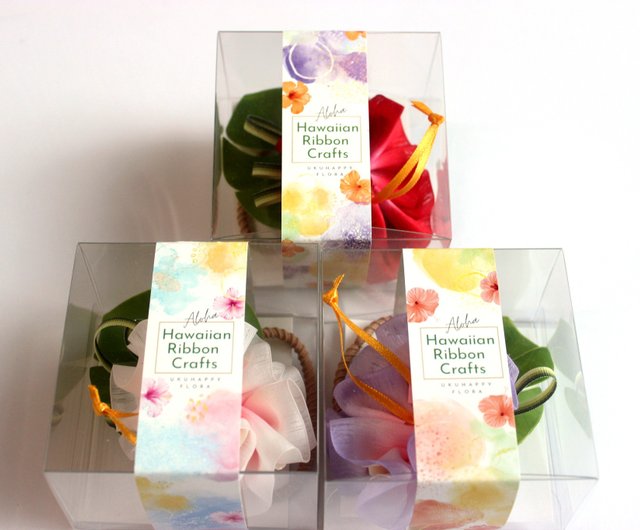 ハイビスカス・ヘアゴム ピンク フラダンスに浴衣にウクレレ発表会に