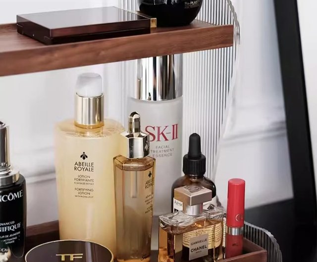 彼女へのプレゼント 軽奢アクリル香水収納ボックス スキンケア化粧品