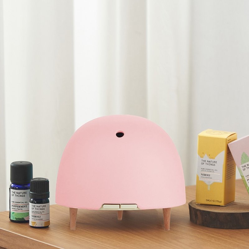 Mael水母智慧水氧機香氛儀-嫩粉 - 香氛/精油/擴香 - 木頭 