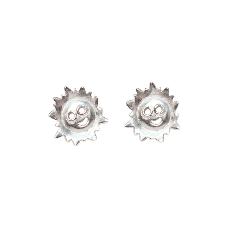 Little Face Earring - Earrings & Clip-ons - Other Metals Silver