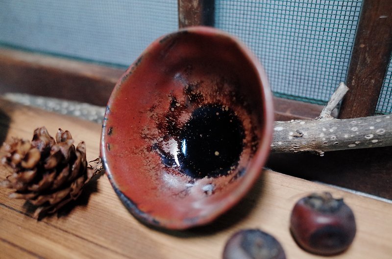トレース（スモールカップ-赤と青2） - 花瓶・植木鉢 - 陶器 レッド