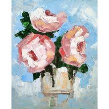 カラス絵画レイヴンオリジナルウォールアート鳥アートワークミニ