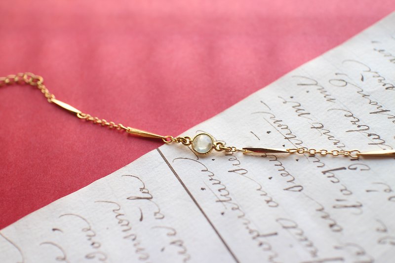 Moon Lake- Brass bracelet - สร้อยข้อมือ - ทองแดงทองเหลือง หลากหลายสี