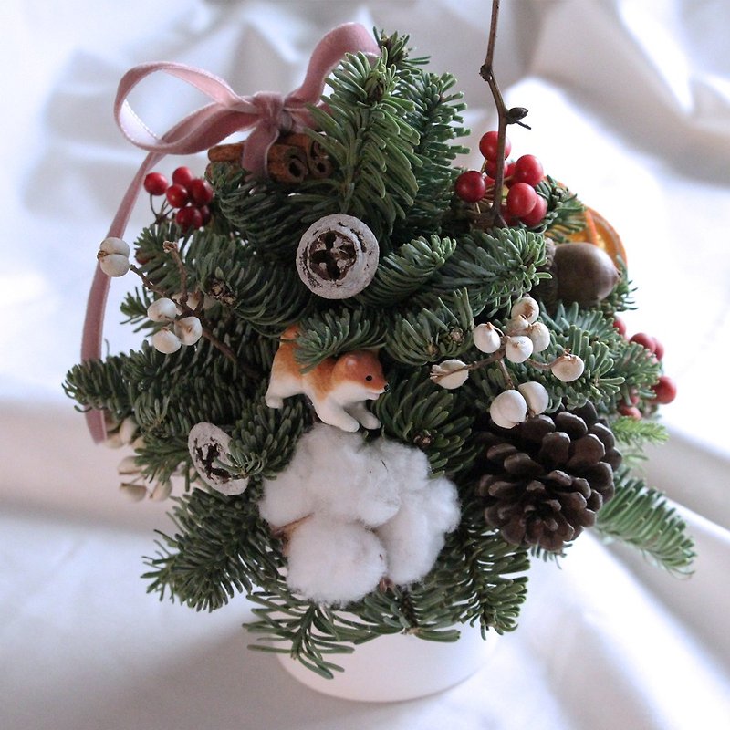 [Early Bird Pre-order Offer] Healing Little Cute Christmas Tree - Dried Flowers & Bouquets - Plants & Flowers 