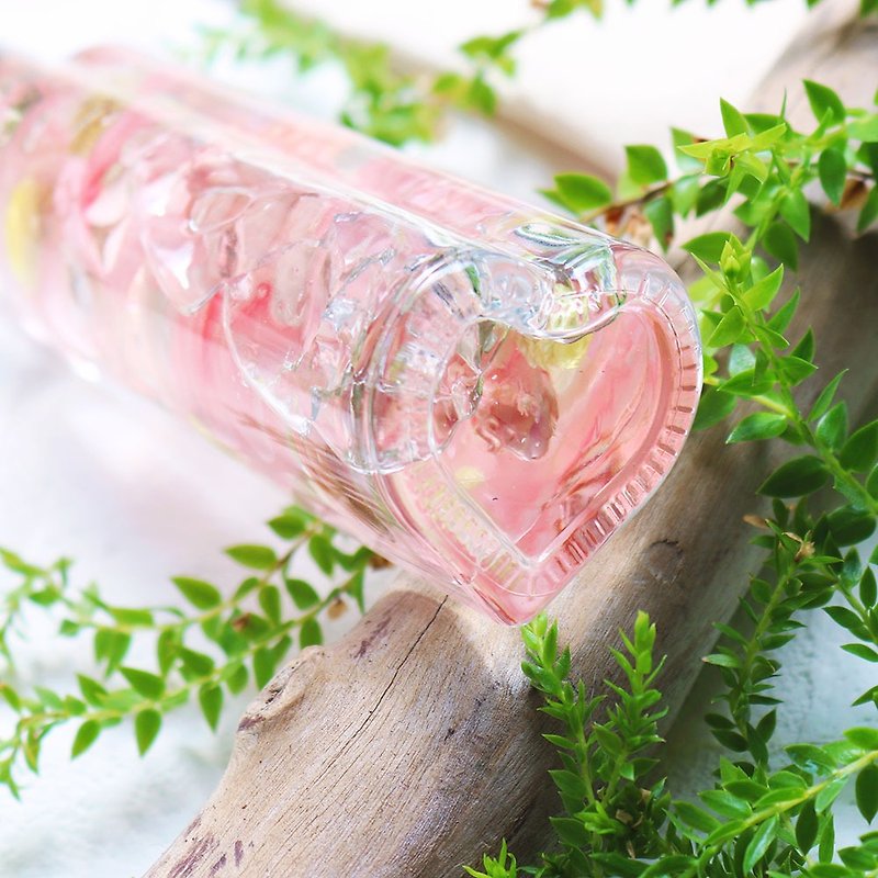 [バレンタインダブル体験]フローティング花瓶2.0 /ドライフラワークリスタルワックス手作り体験イベント - フラワー/ガーデン - 寄せ植え・花 ピンク