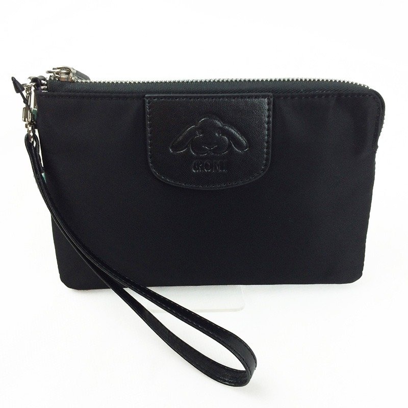 [Clutch] Portable - extremely black clutch / purse / lightweight bag / Mother's Day Preferred - Clutch Bags - Waterproof Material Black