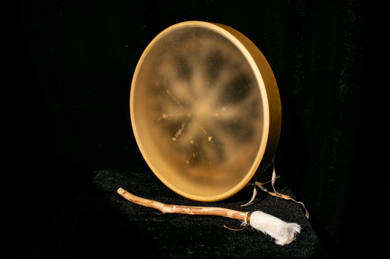 框鼓 薩滿鼓 羊皮手鼓 手工製作 療愈樂器 Ritual drum Shaman - 吉他/樂器 - 真皮 