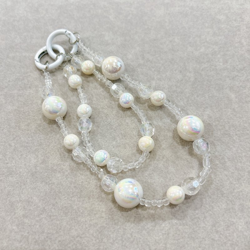 【全館清倉最高折800】雙鍊/冰雪泡泡 手機背帶手機掛繩 - 手機配件 - 塑膠 藍色