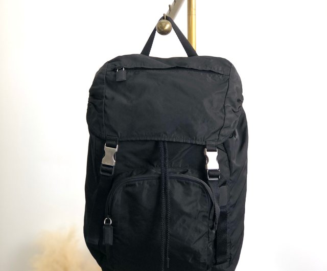 日本直送 名牌中古包 】PRADA プラダ バックパック ブラック