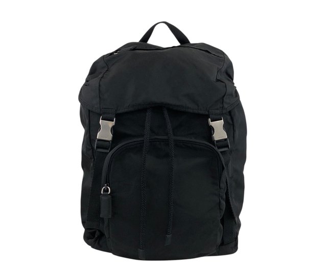 PRADA ブラック クラシックモデル バックパック 日本直送 名牌中古包 】PRADA プラダ バックパック ブラック