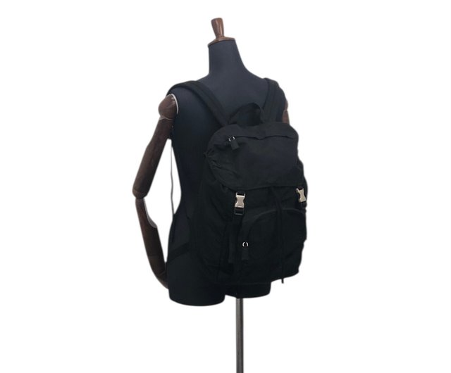 PRADA ブラック クラシックモデル バックパック 日本直送 名牌中古包 】PRADA プラダ バックパック ブラック