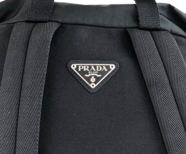 日本直送 名牌中古包 】PRADA プラダ バックパック ブラック