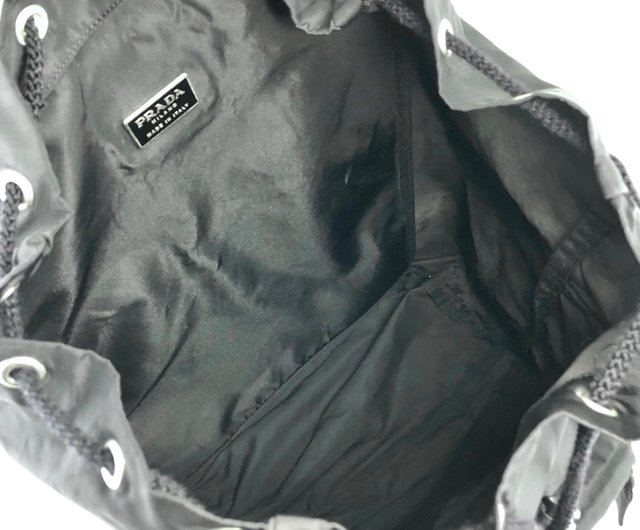 日本直送 名牌中古包 】PRADA プラダ バックパック ブラック