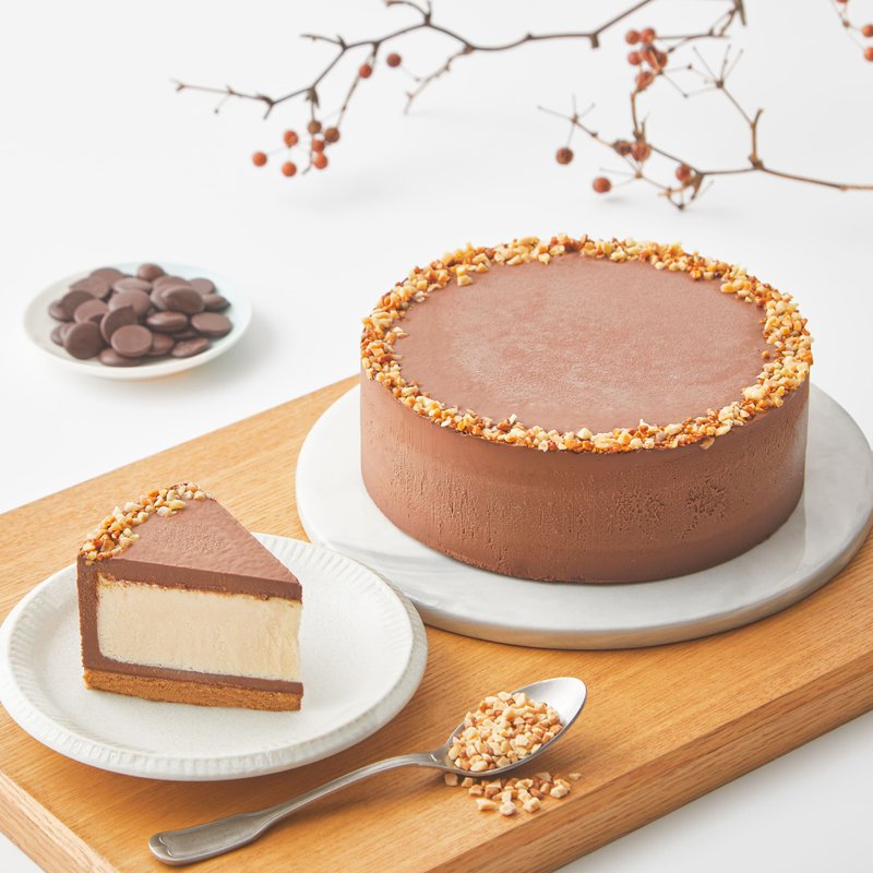 中秋好禮 | CACAO BARRY 生巧乳酪蛋糕 - 6吋蛋糕  慶生 下午茶 - 蛋糕/甜點 - 新鮮食材 咖啡色