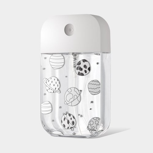 PIXO.STYLE 宇宙星球 酒精瓶 防疫用品 收納 分裝 卡片式 PU106