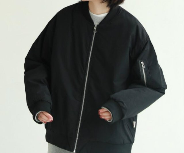 black air force bomber jacket