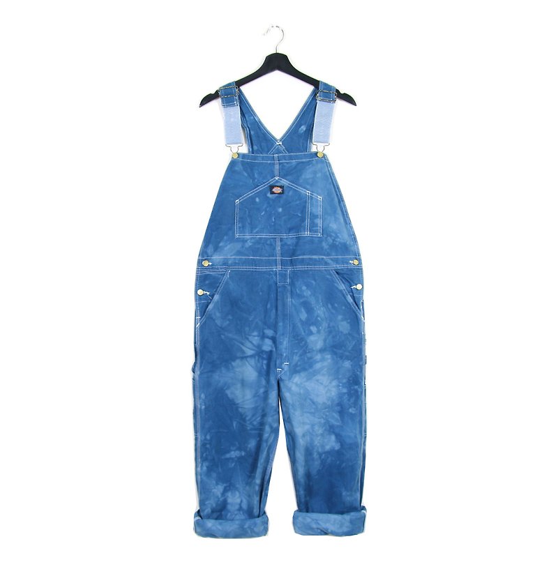 Back to Green :: Dickies ink and blood can be worn by men and women // vintage (B-01) - Overalls & Jumpsuits - Cotton & Hemp Blue