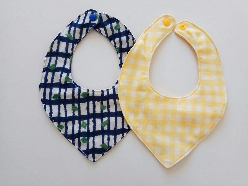 Japanese cloth bibs moon gift bib baby bib saliva towel heart-shaped bib - Baby Gift Sets - Cotton & Hemp Multicolor