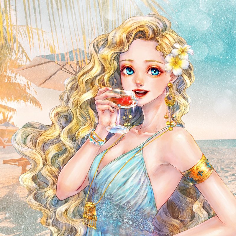 Bahamas Breeze stickers(8color) - 貼紙 - 紙 