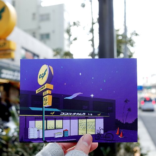 D_D GOODS TOKYO WINTER POP 百種零食的超市尋奇 明信片