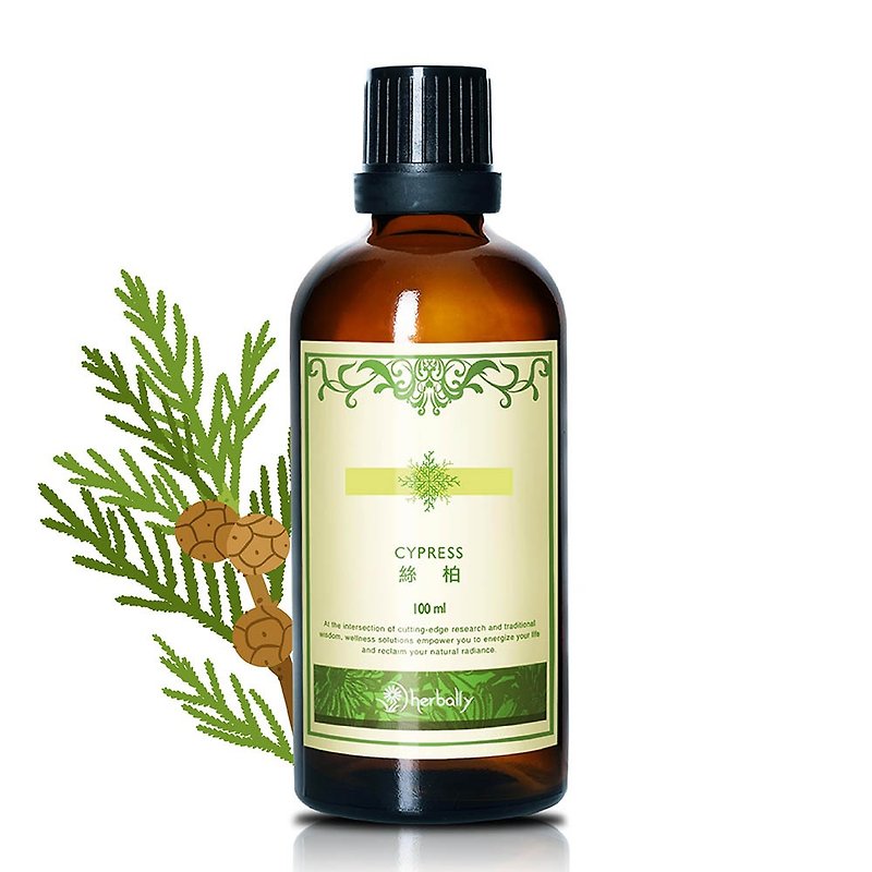 [Herbal True Feeling] Cypress Single Pure Essential Oil (100ml) (P4018390) - น้ำหอม - พืช/ดอกไม้ สีเขียว