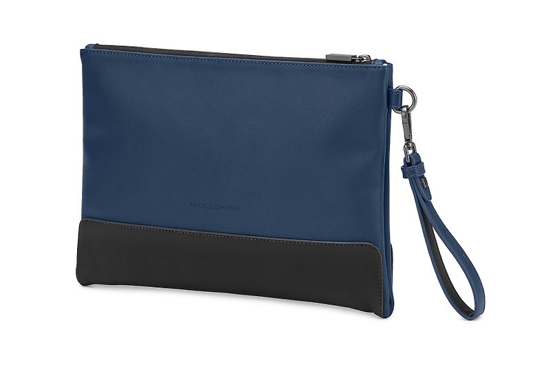 MOLESKINE Classic Clutch-S-Royal Blue - กระเป๋าคลัทช์ - หนังเทียม สีน้ำเงิน