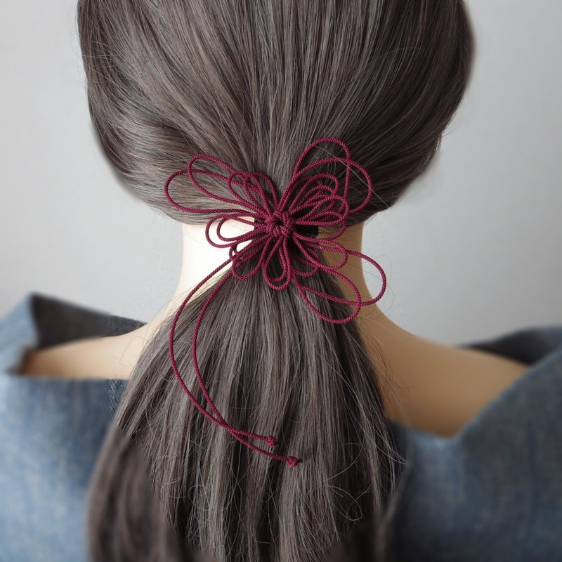 Hair tie, finger, sadness - เครื่องประดับผม - เส้นใยสังเคราะห์ สีแดง