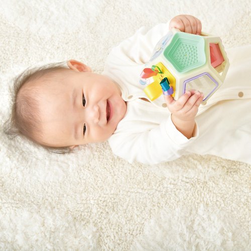 唯可(日本People、學研總代理) 五感刺激洞洞球玩具(柔軟)/彌月禮/嬰兒玩具
