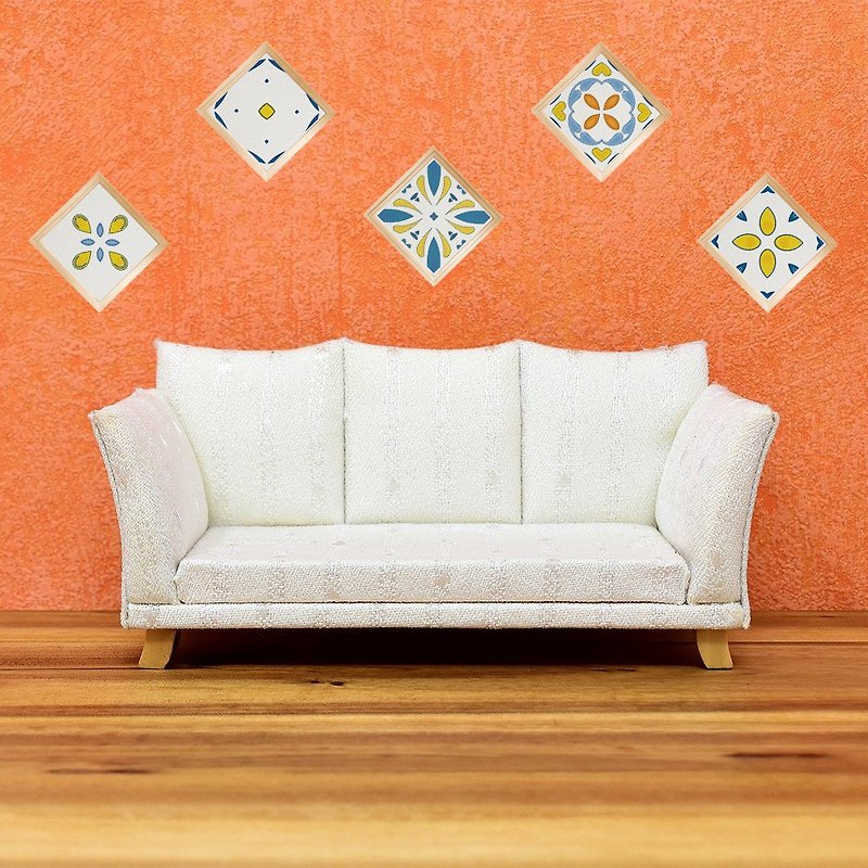 DIY diatomite retro tile decoration-Midsummer magic 1 group plus wooden frame (without asbestos) - Wall Décor - Other Materials 
