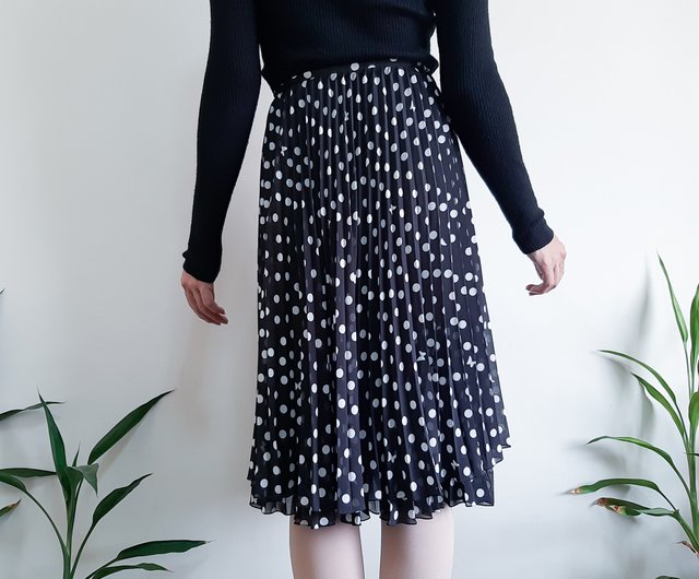 スカート 80s-90s Japanese label dot pleats skirt 80s-90s Japanese label dot pleats skirt