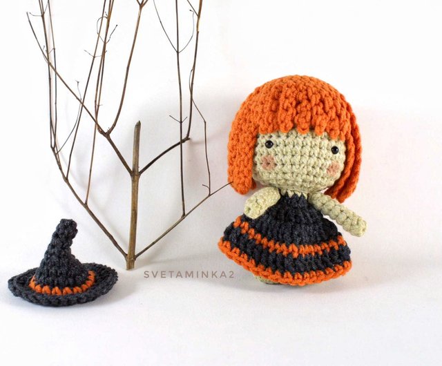 あみぐるみ　ハロウィンA ハロウィンのあみぐるみの編み方/かぎ針編み/あみぐるみ/編み物