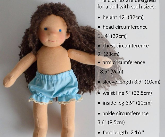 12インチ（30cm）の女の子の人形の服のセットを出荷する準備ができまし