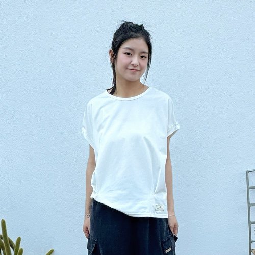 花木馬幸福造夢鋪 Hana Mokuba 圓領落肩抓皺上衣