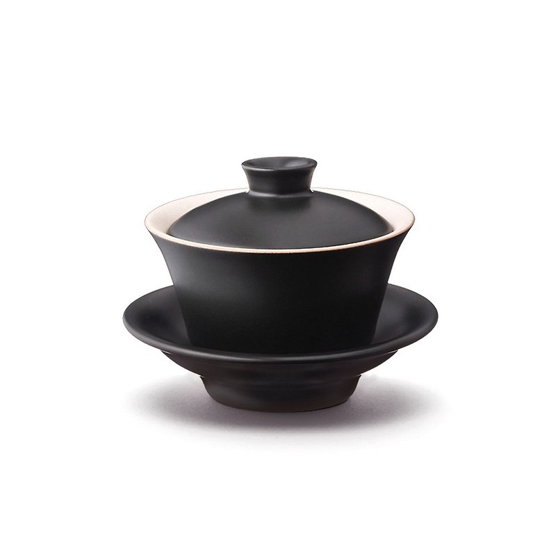 Tao Workshop│Gaiwan (black/red-yellow/green-yellow) - Teapots & Teacups - Pottery 
