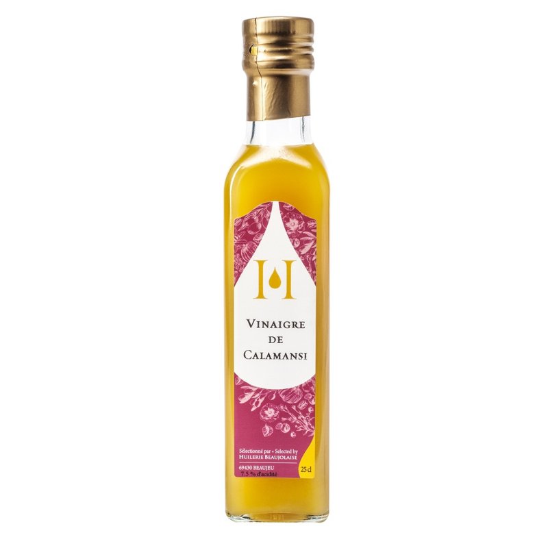 French Platinum Lime Vinegar ~ Designated by Michelin three-star restaurants in France - น้ำส้มสายชู - แก้ว 