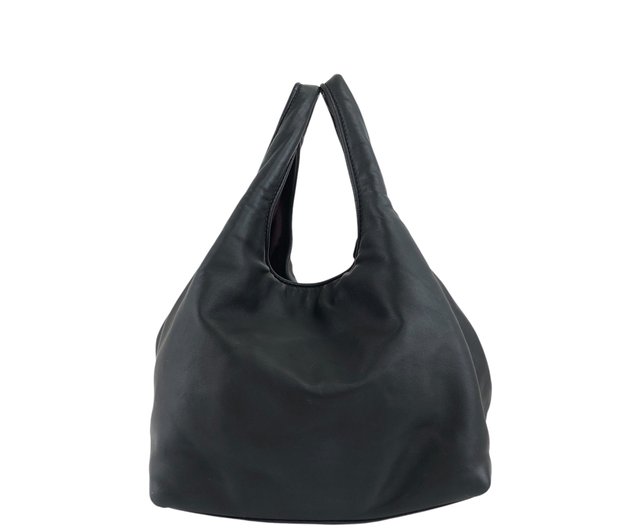 日本直送 名牌中古包 】LOEWE ロエベ カリエPM ハンドバッグ ブラック